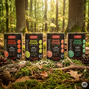 Karma 4DOGS Collagen Line z porożem - zestaw testowy 4 smaki x 400 g